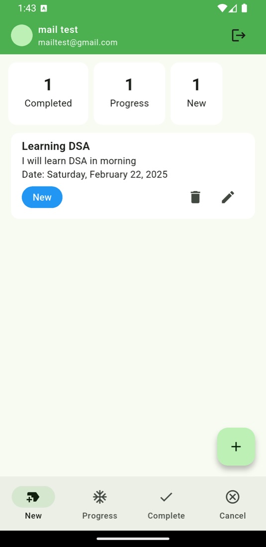 Task Manager App screenshot